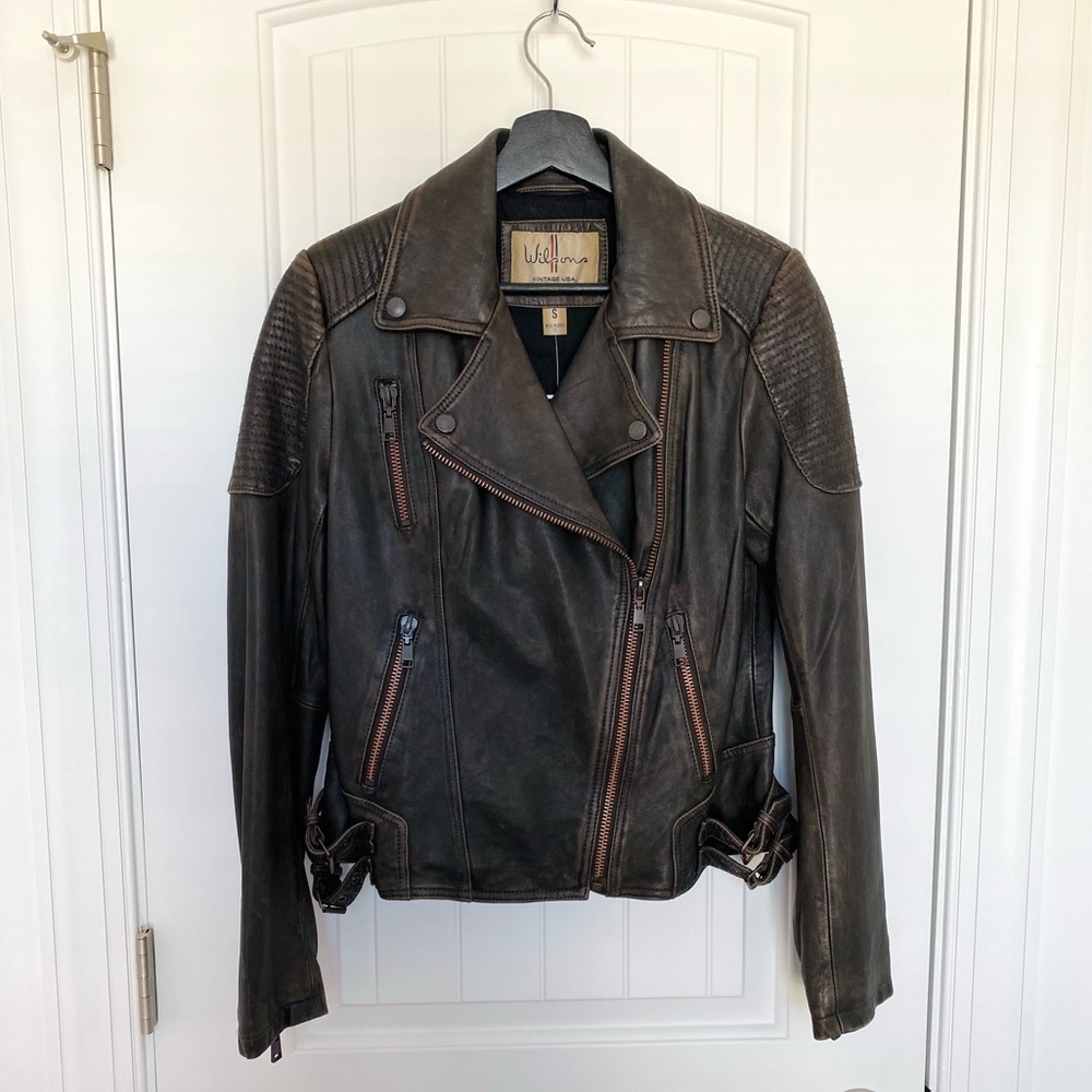 *NWT* Wilsons Brown Leather Jacket